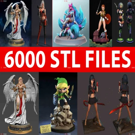 STL Files Pack 6000 STL files 3800 GB 3D Pack Ultimate All files