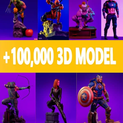 Ultimate Collection Over 100,000 High-Quality STL Files for 3D Printing - instant download