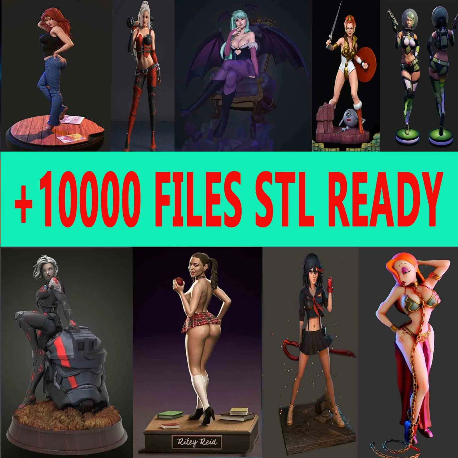 12 PACK OVER 10000 STL Files Ready To Print - Image 1