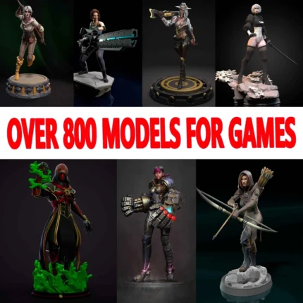 The Best games Collection For 3D printer stl file