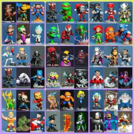 Download The Best Mega Pack Chibi Print 3d STL files
