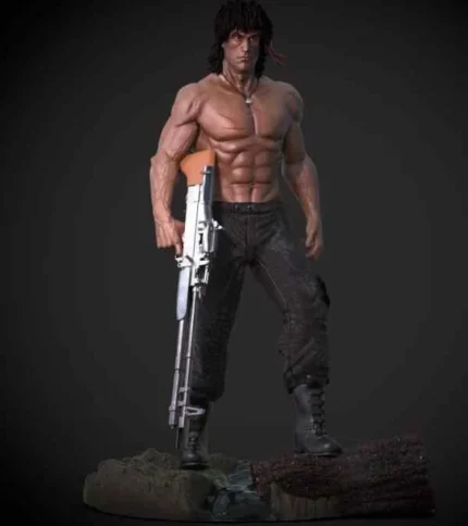 Rambo Statue