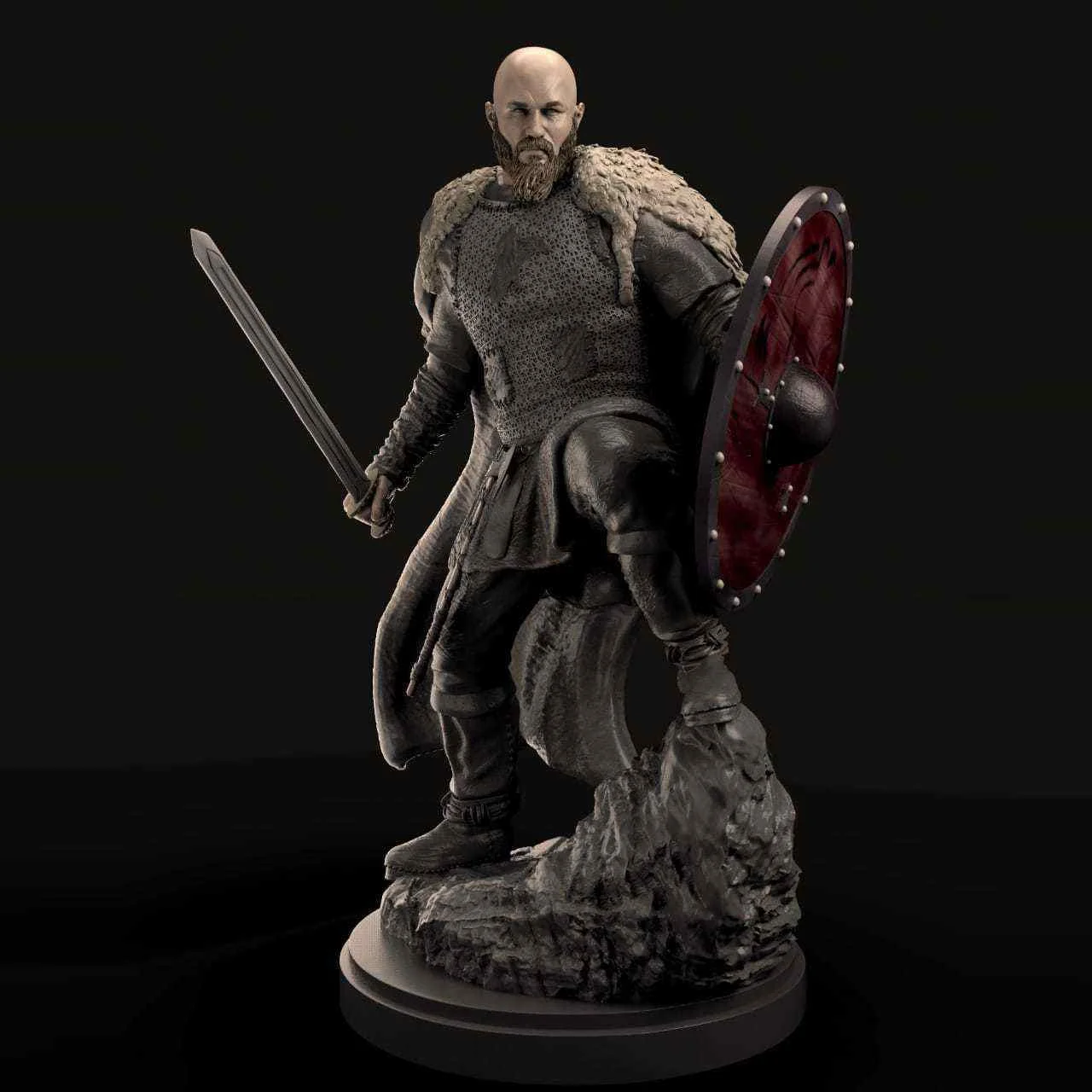 571 The Vikings – Ragnar Lothbrock Statue - Image 1